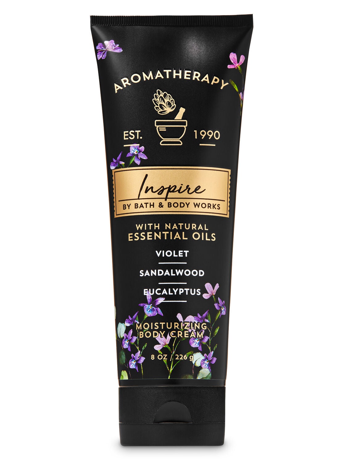Violet Sandalwood Eucalyptus Body Cream Aromatherapy Bath