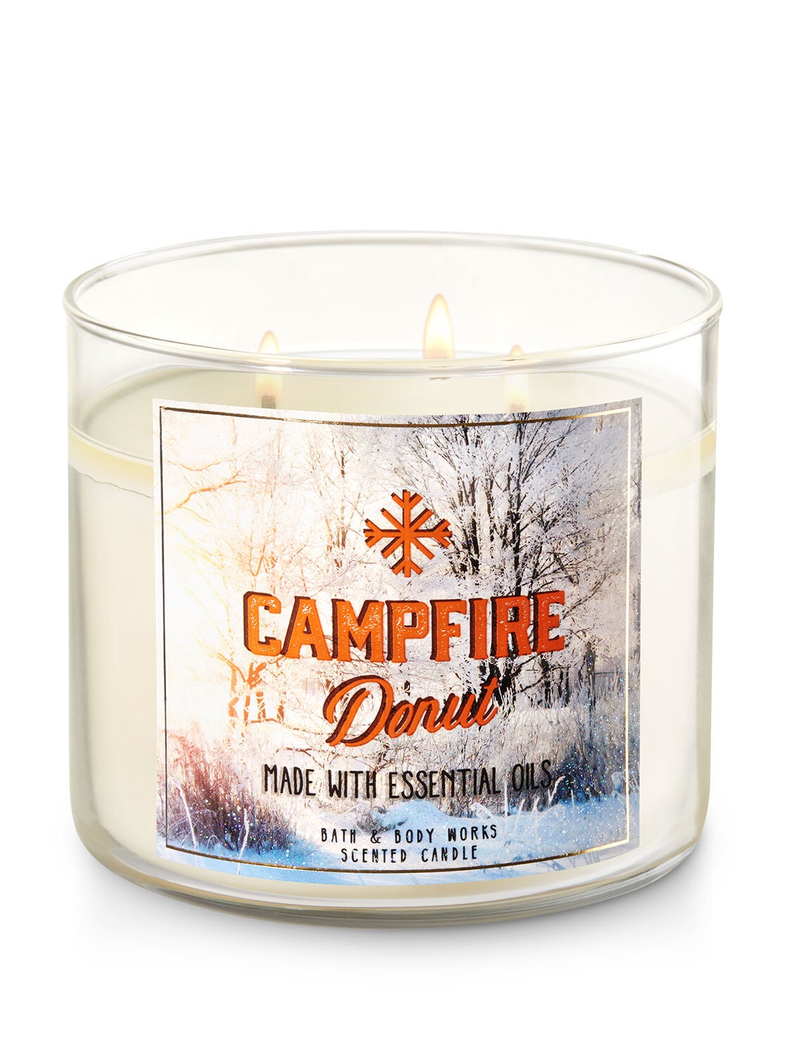 Campfire Donut 3-Wick Candle - Bath And Body Works