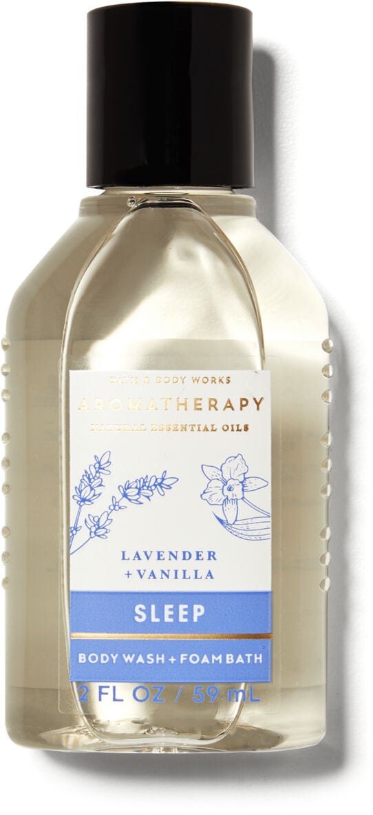 Lavender Vanilla Travel Size Body Wash and Foam Bath