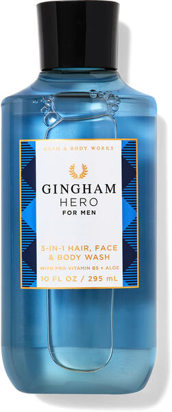 Gingham Hero 3-in-1 Hair, Face &amp;amp; Body Wash