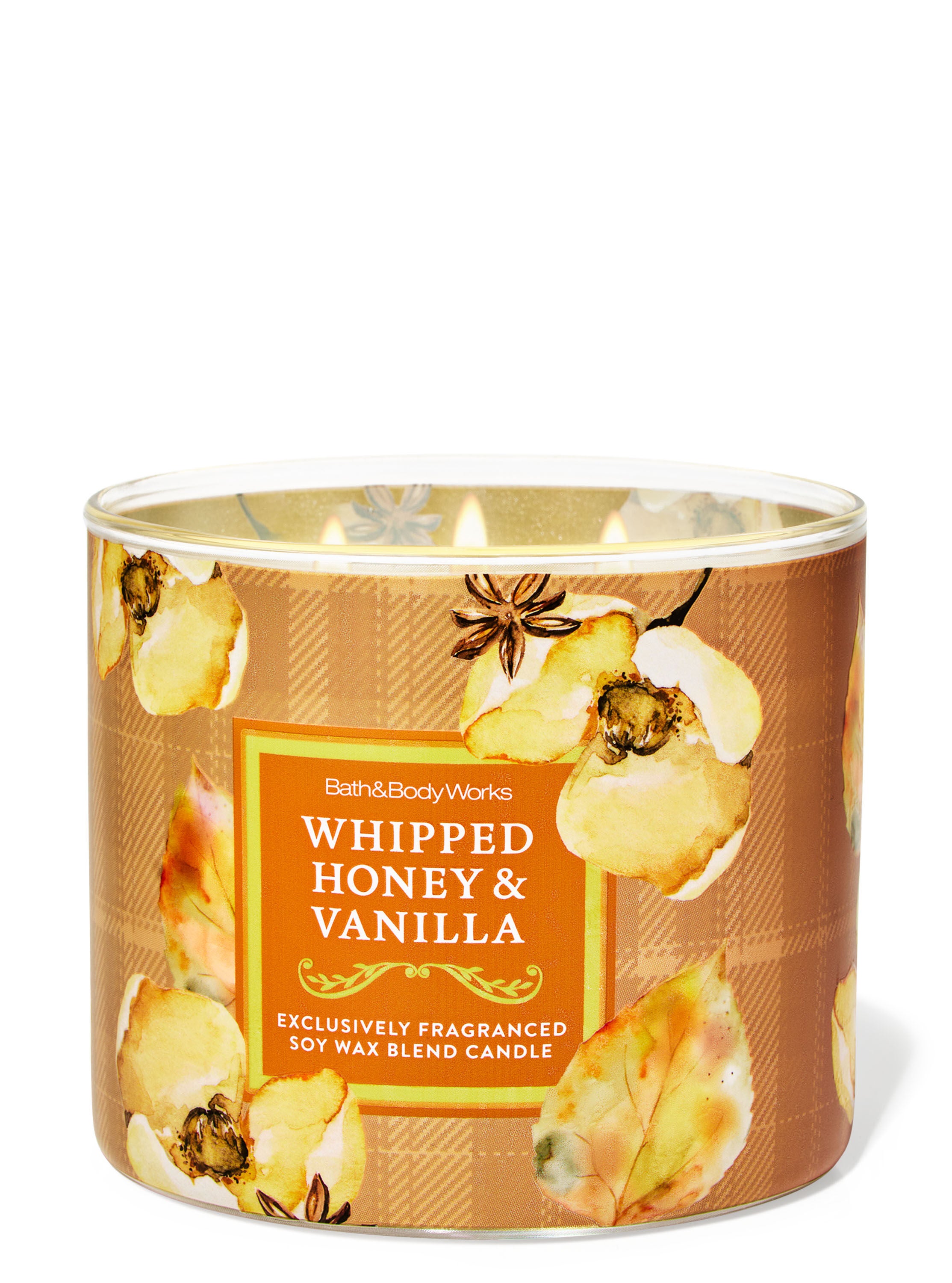Whipped Honey & Vanilla 3-Wick Candle | Bath & Body Works