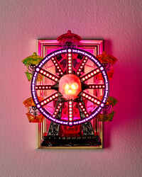 Neon Spooky Ferris Wheel Color-changing Nightlight Wallflowers Fragrance Plug