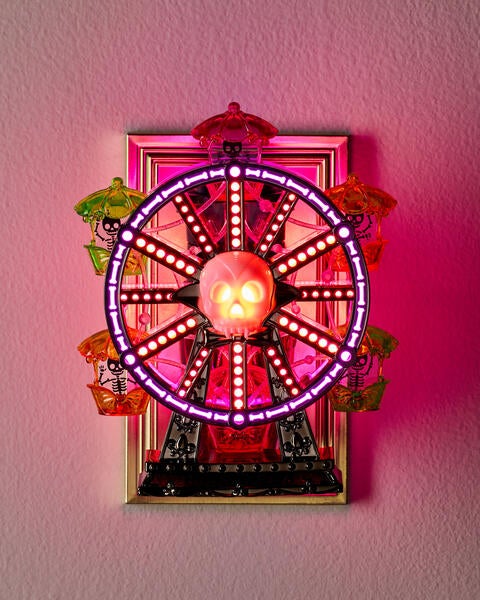Neon Spooky Ferris Wheel Color-changing Nightlight Wallflowers Fragrance Plug