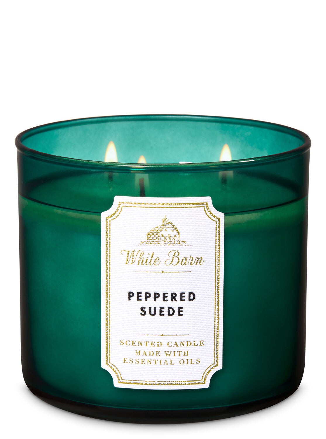 Peppered Suede 3-Wick Candle - Bath And Body Works