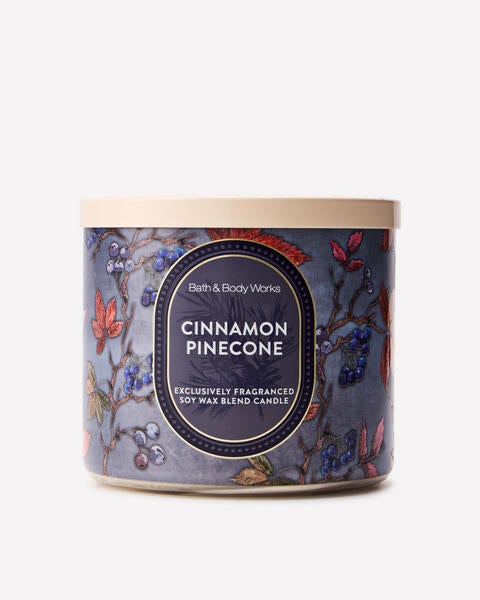 Cinnamon Pinecone 3-Wick Candle