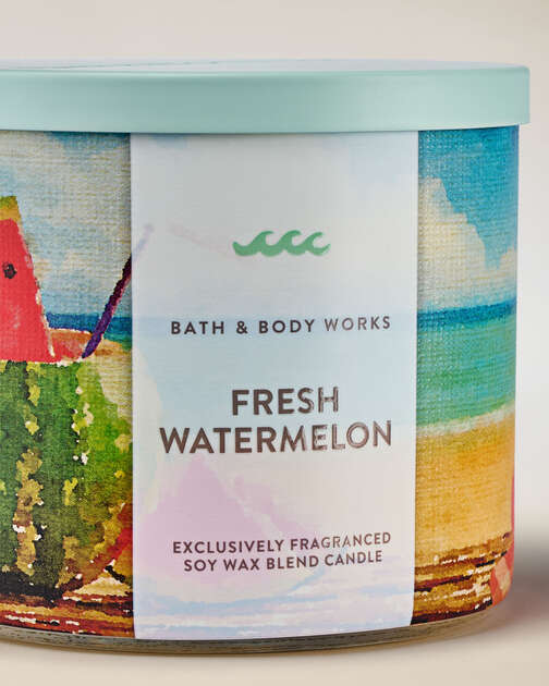 Fresh Watermelon 3-Wick Candle