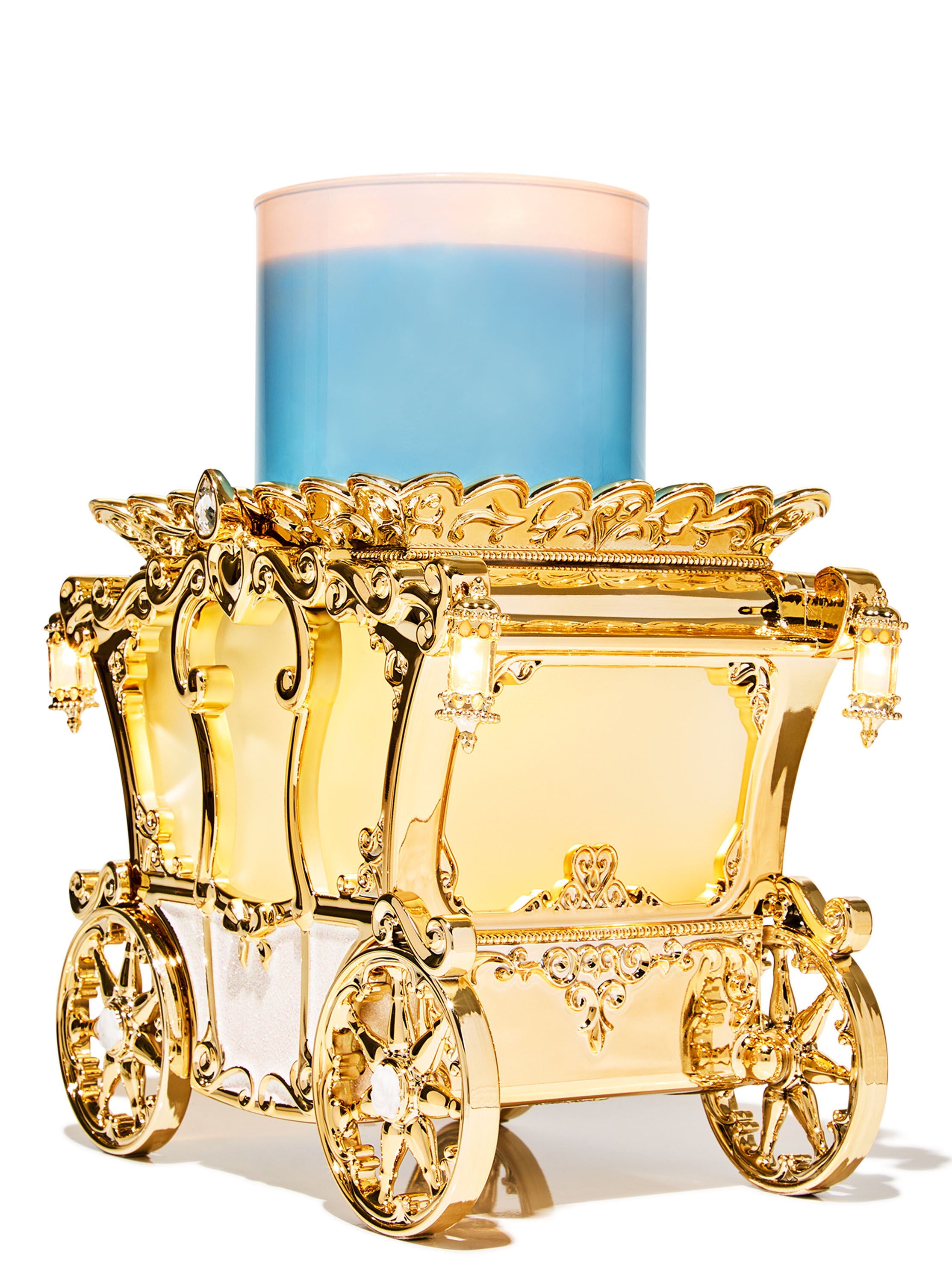Bath and body works candle holder light up top