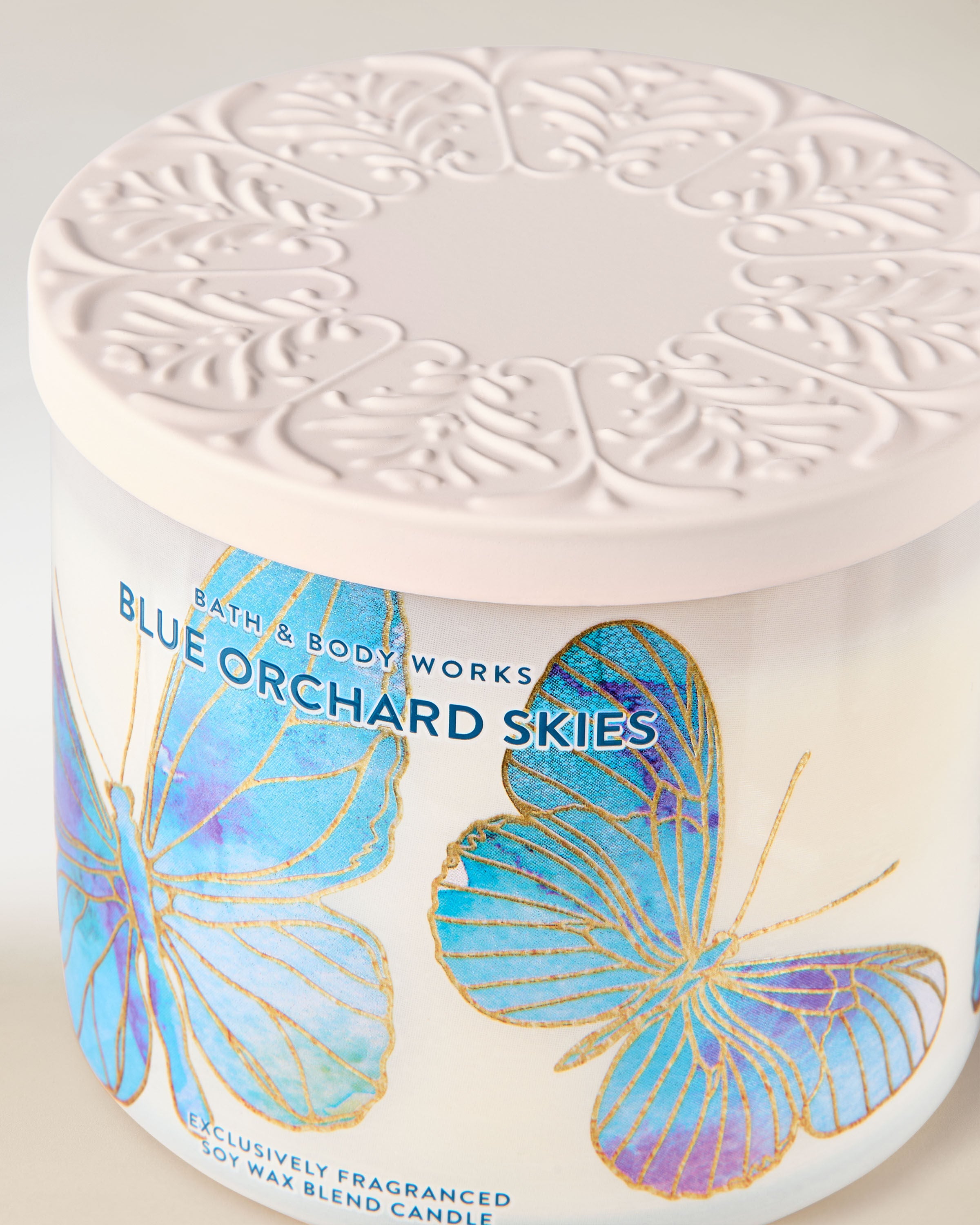 Blue Orchard Skies 3-Wick Candle | Bath & Body Works