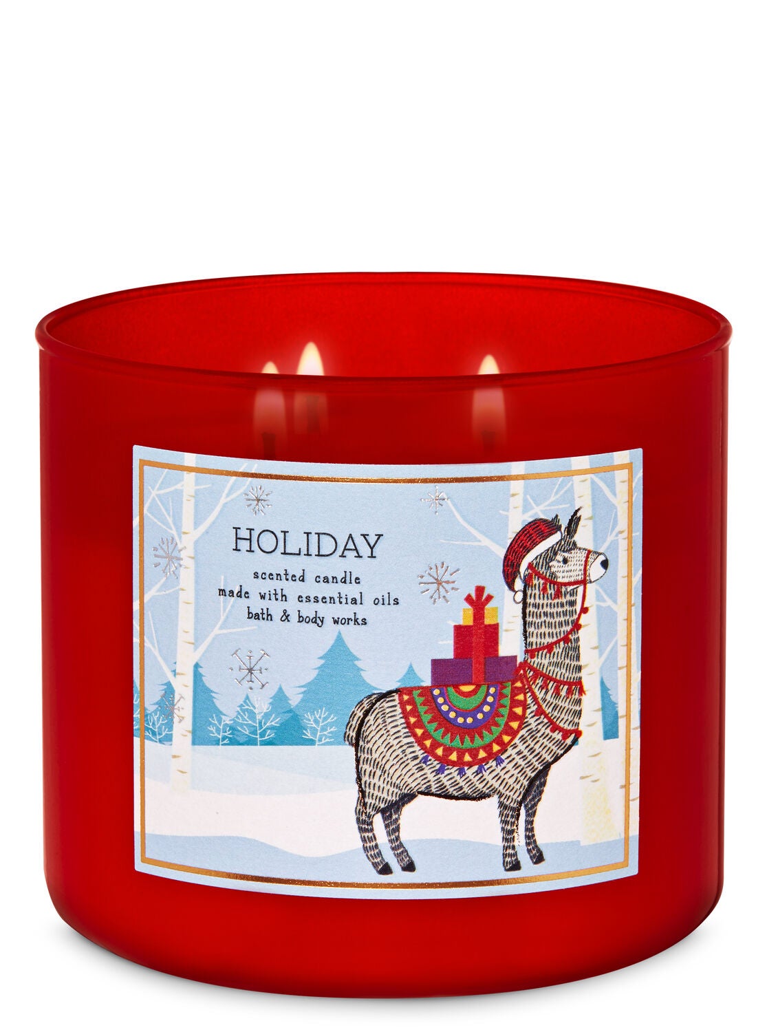 Holiday 3-Wick Candle - Bath And Body Works