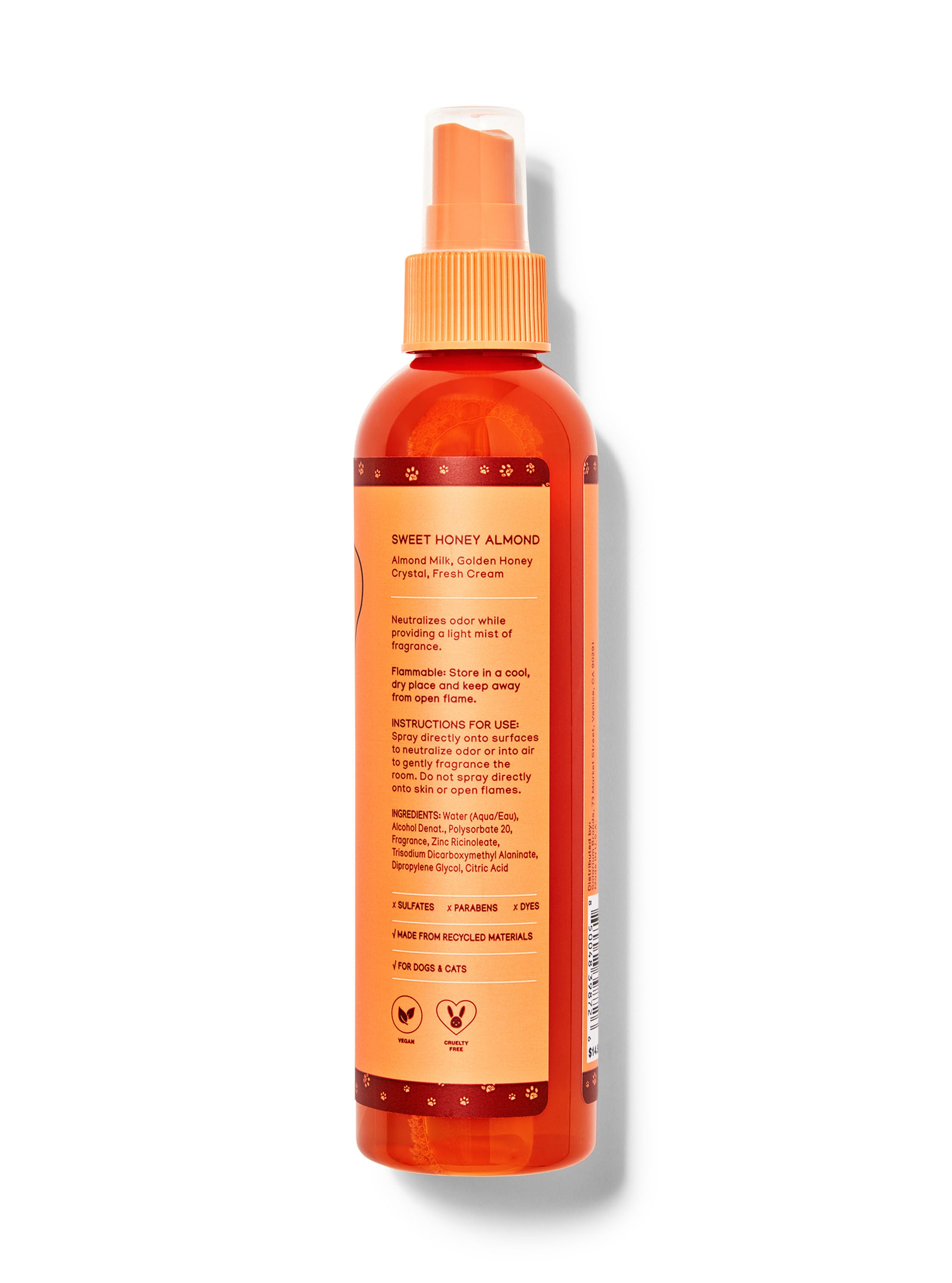 Sweet Honey Almond Deodorizing Air & Fabric Spray