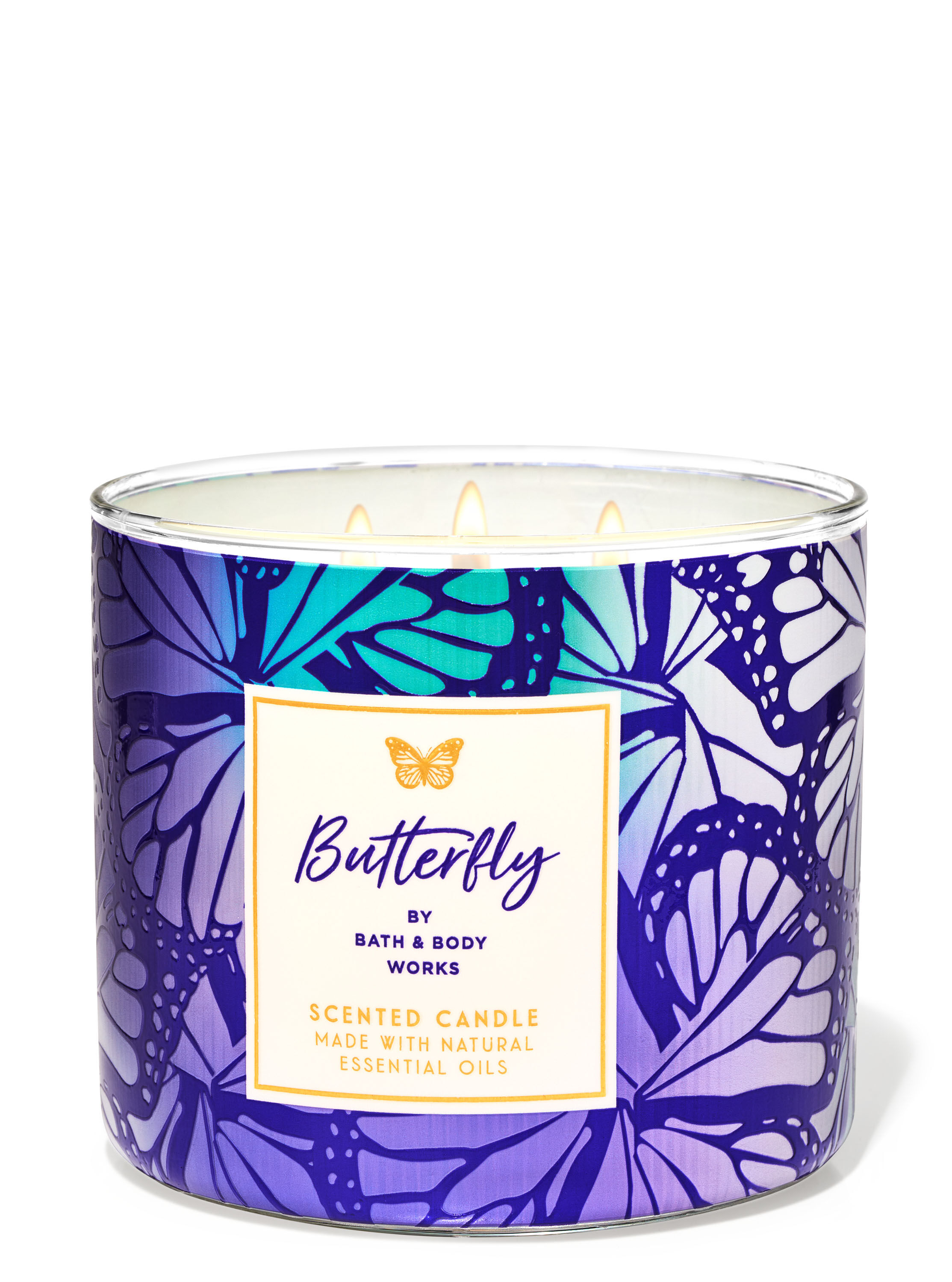 Butterfly 3-Wick Candle