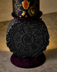 Spiral Hill Light-Up Pedestal 3-Wick Candle Holder