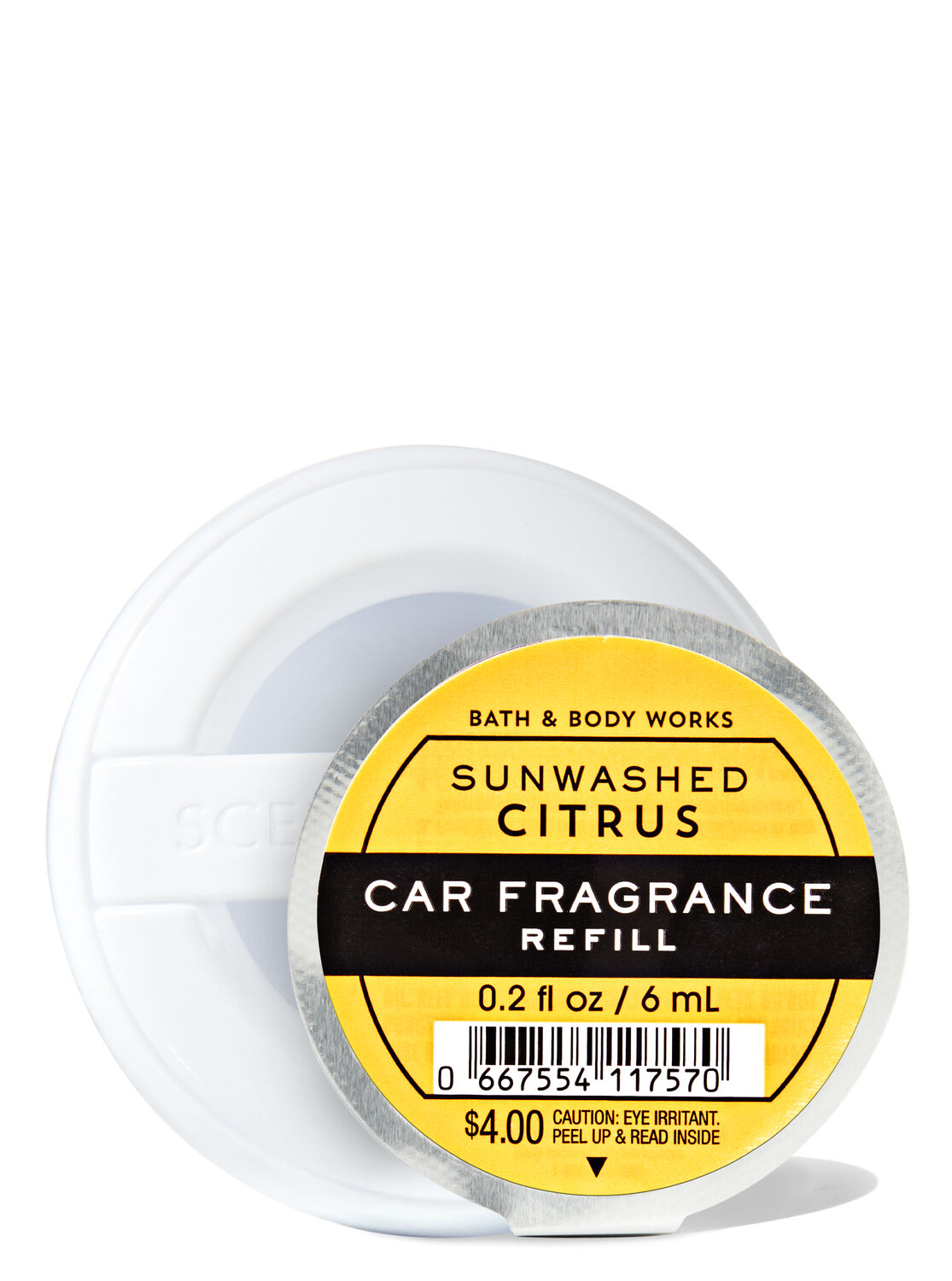 Sun-Washed Citrus Car Fragrance Refill