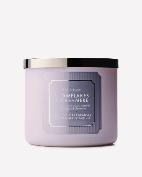 Snowflakes & Cashmere 3-Wick Candle