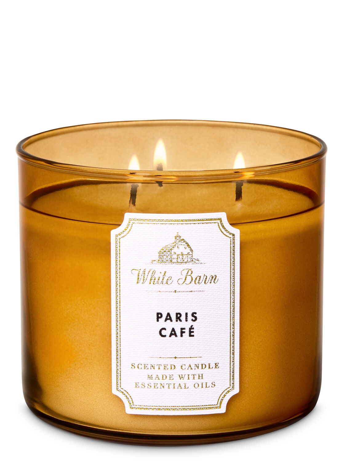 Paris Cafe 3 Wick Candle White Barn Bath Body Works