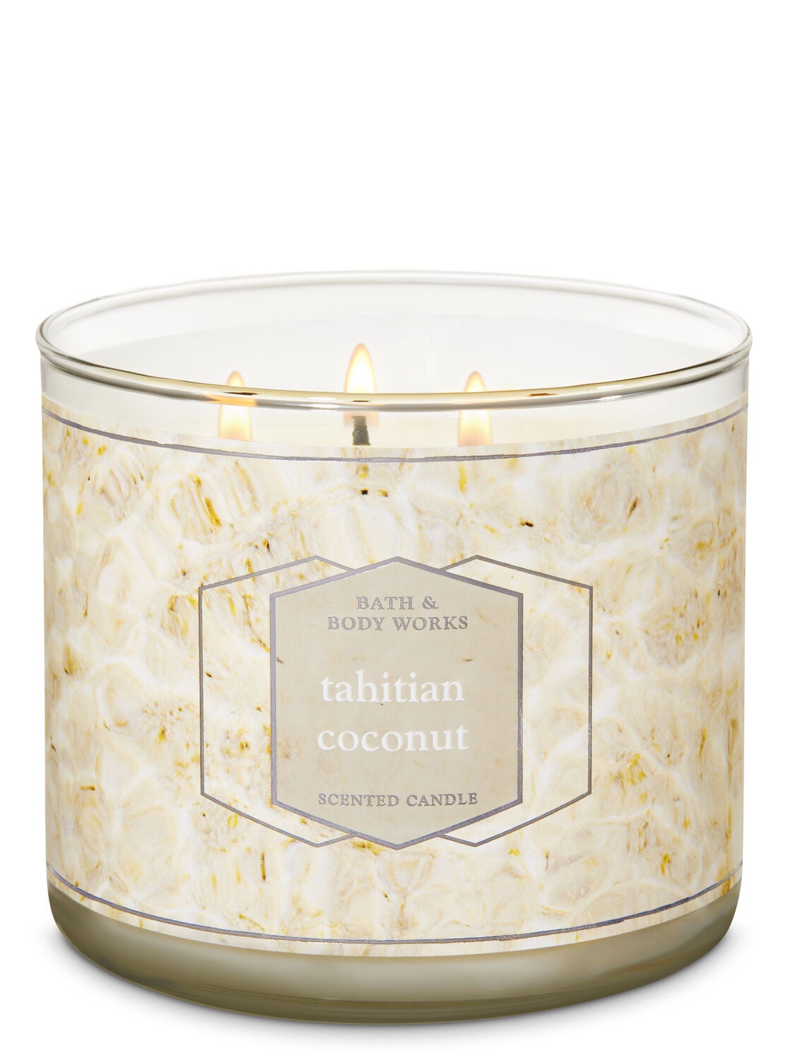 Tahitian Coconut 3-Wick Candle - Bath And Body Works