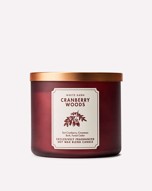 Cranberry Woods 3-Wick Candle