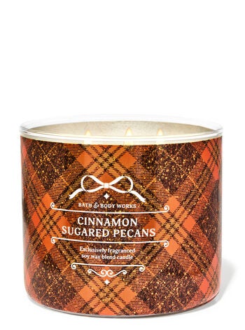 Cinnamon Sugared Pecans 3-Wick Candle  | Bath & Body Works
