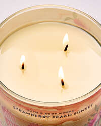 Strawberry Peach Sunset 3-Wick Candle