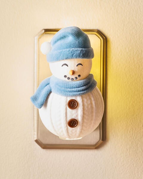 Knit Snowman Nightlight Wallflowers Fragrance Plug