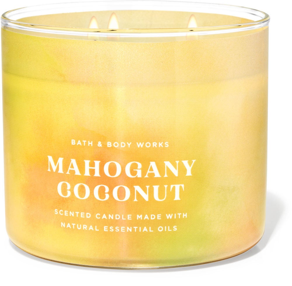 Mahogany Coconut 3-Wick Candle