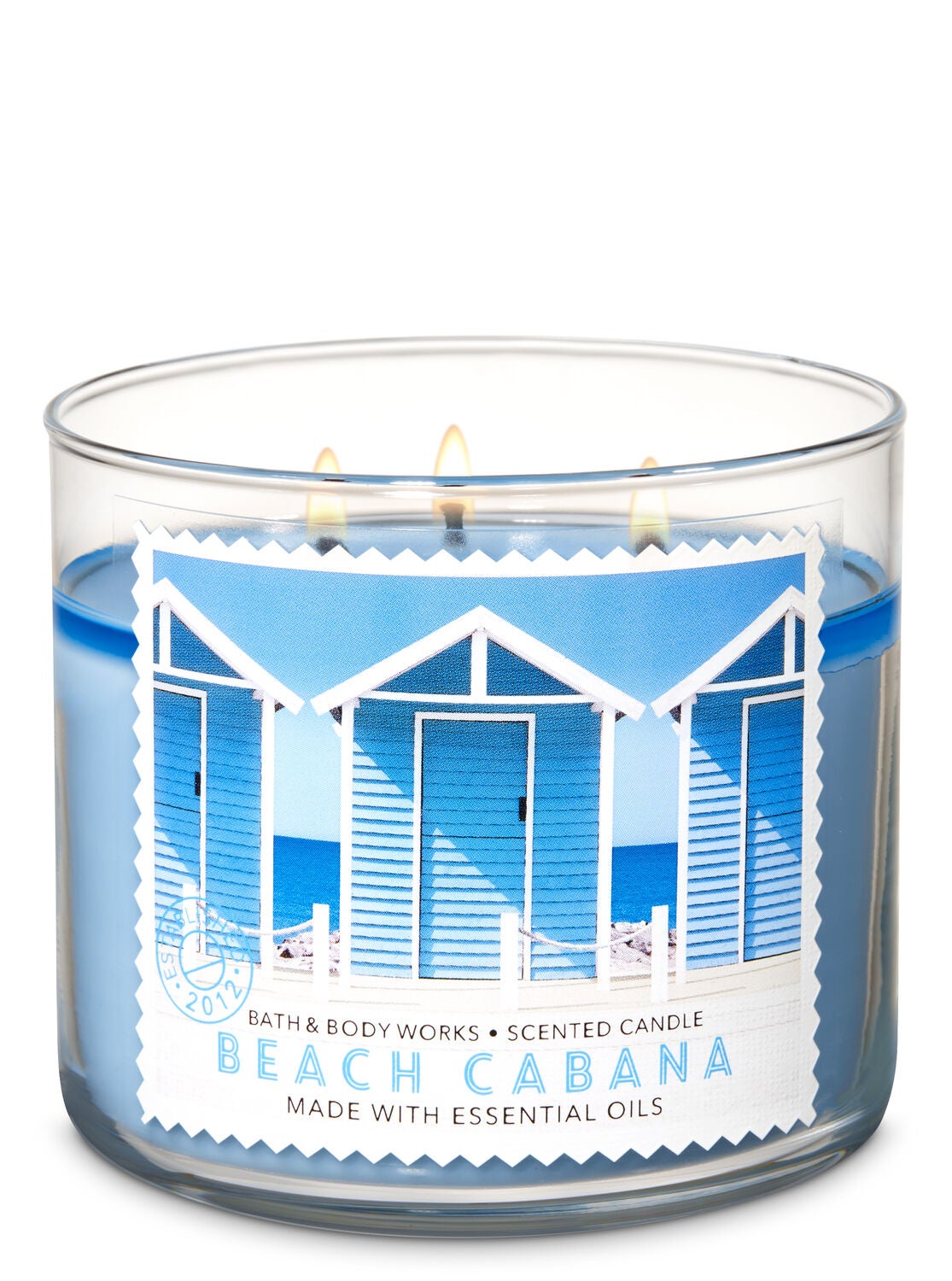 Beach Cabana 3-Wick Candle - Bath And Body Works