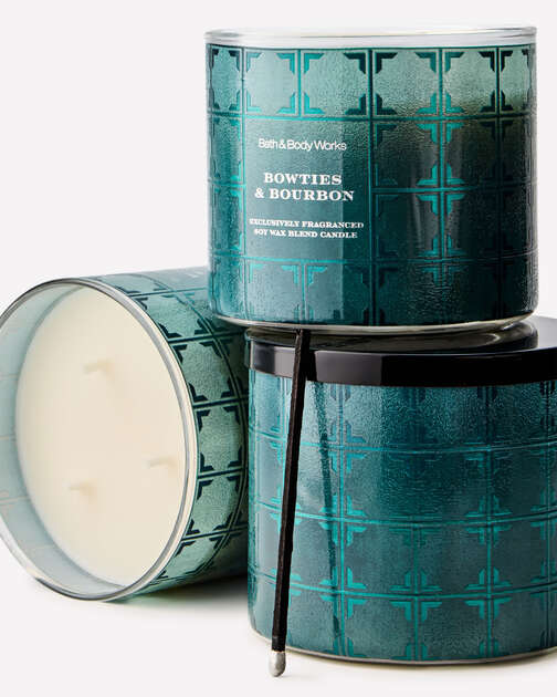 Bowties & Bourbon 3-Wick Candle
