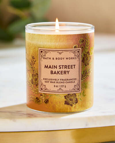 Main Street Bakery Single Wick Candle