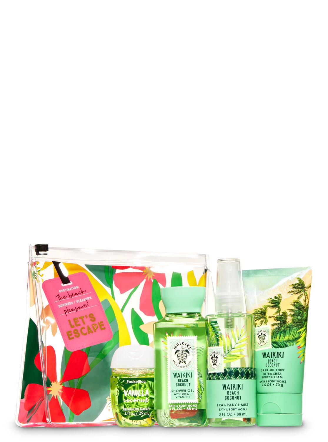 Crazy For Coconut Mini Cosmetic Bag Gift Set