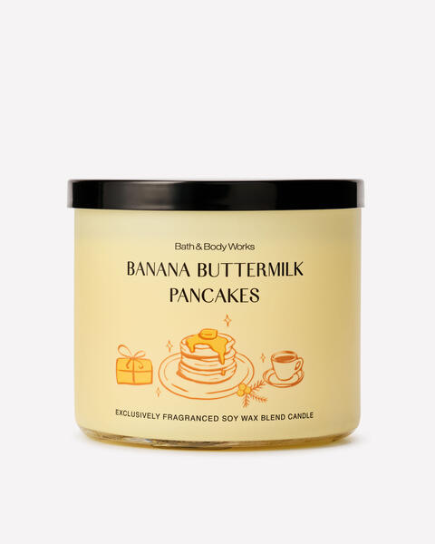 Banana Buttermilk Pancakes 3-Wick Candle