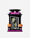 Light-up Glow-in-the-Dark Funhouse Pedestal 3-Wick Candle Holder