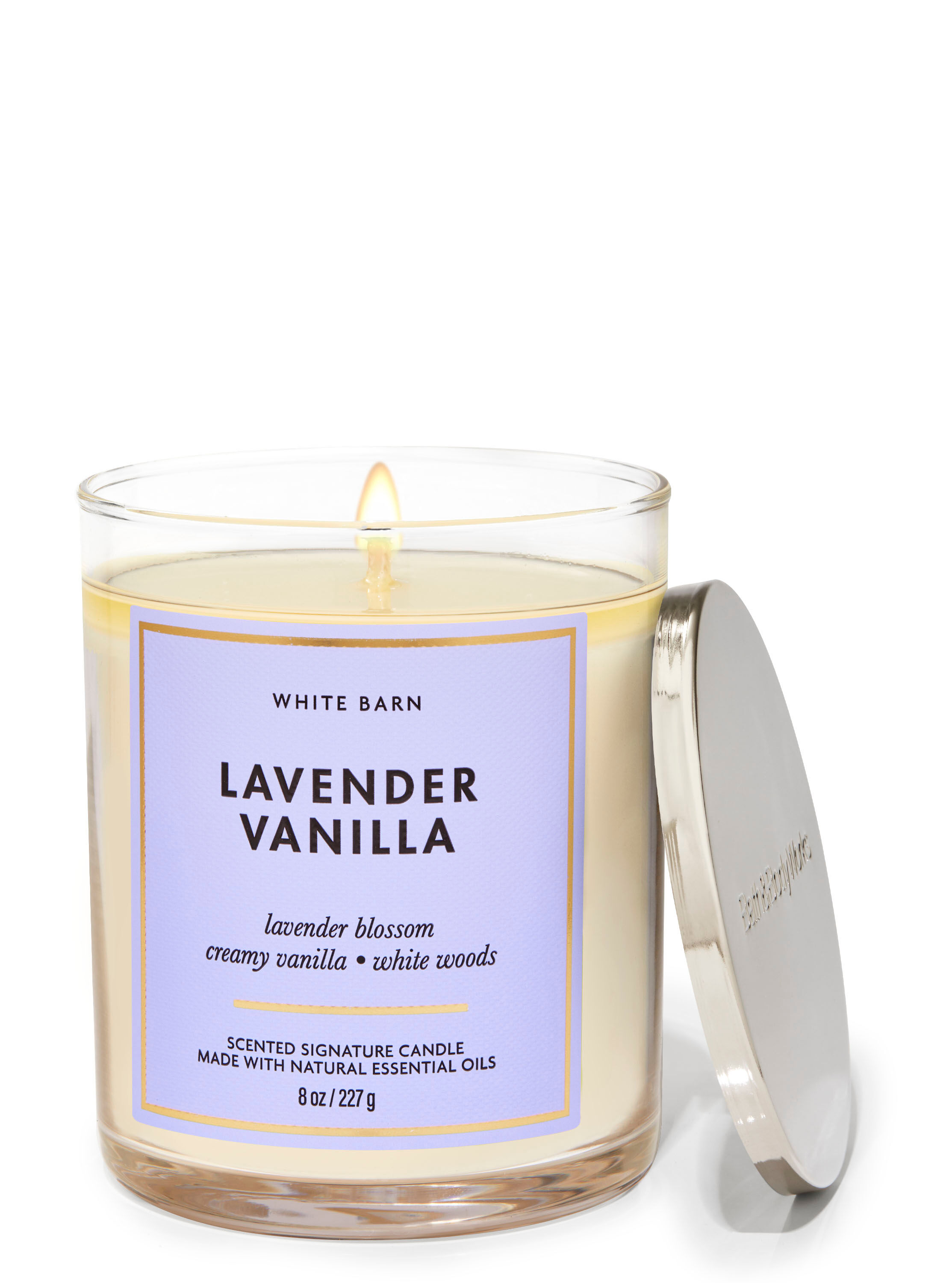 Lavender Vanilla Signature Single Wick Candle