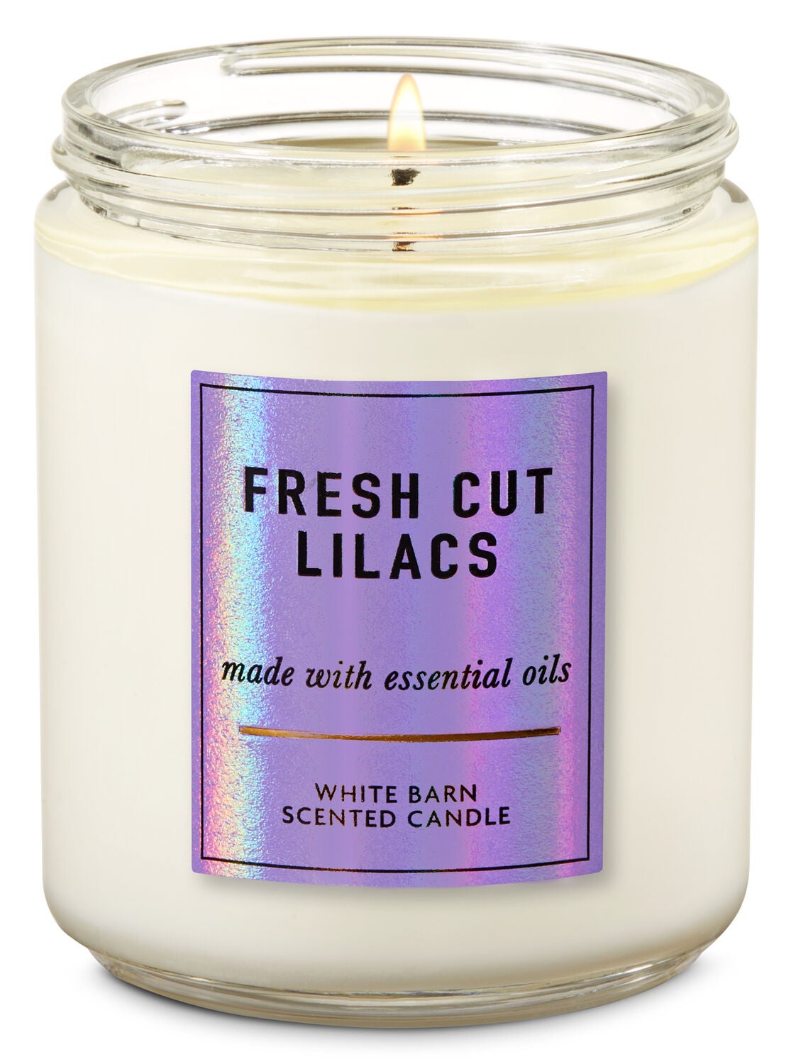 Fresh Cut Lilacs Single Wick Candle - Bath And Body Works