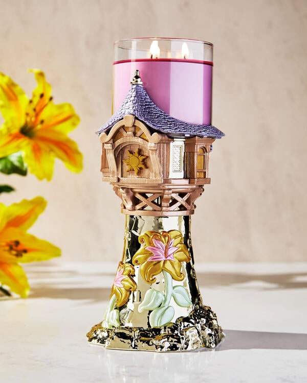 Rapunzel Pedestal 3-Wick Candle Holder