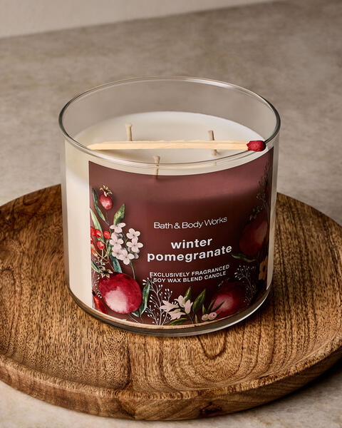 Winter Pomegranate 3-Wick Candle