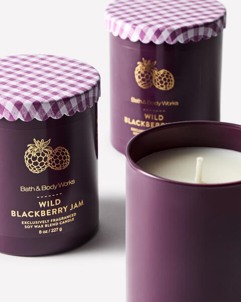Wild Blackberry Jam Single Wick Candle
