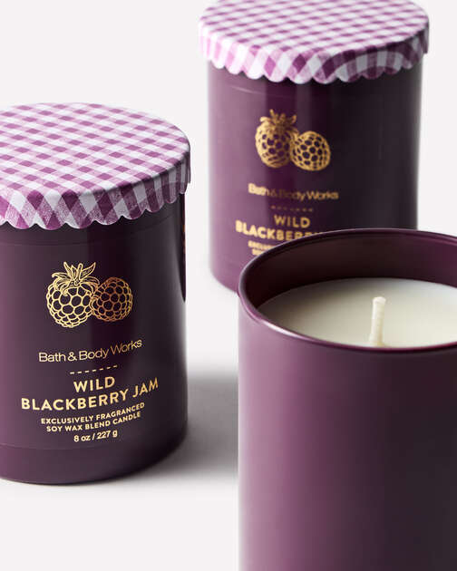 Wild Blackberry Jam Single Wick Candle