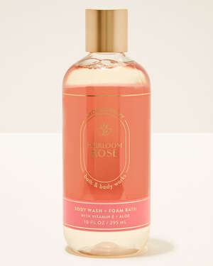 Heirloom Rose Body Wash & Foam Bath