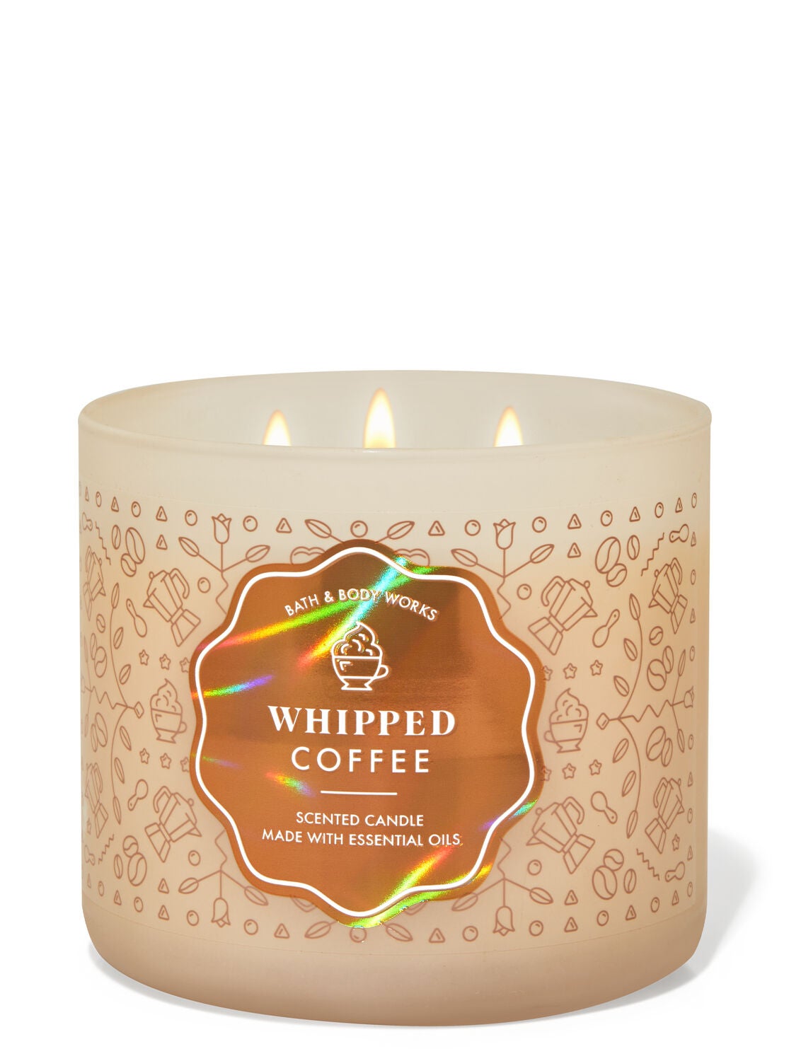 Whipped Coffee 3 Wick Candle Bath Body Works