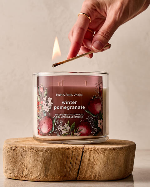 Winter Pomegranate 3-Wick Candle