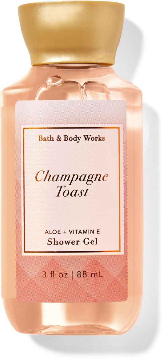 Champagne Toast Travel Size Shower Gel