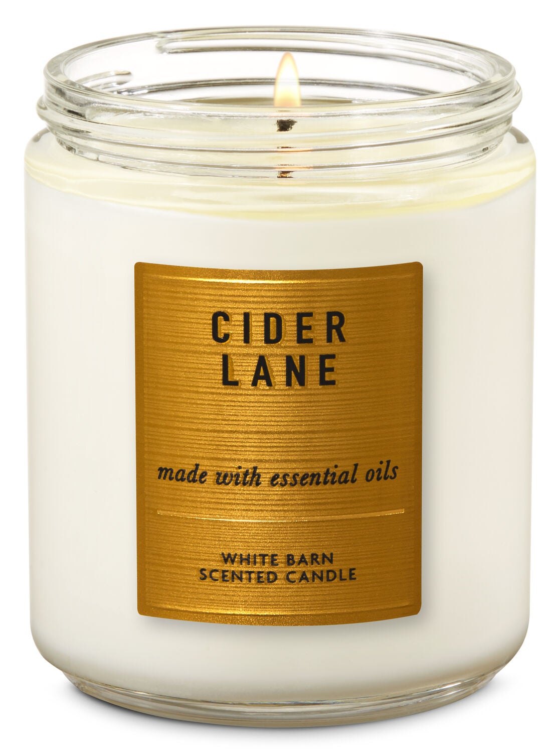 Cider Lane Single Wick Candle - Bath And Body Works