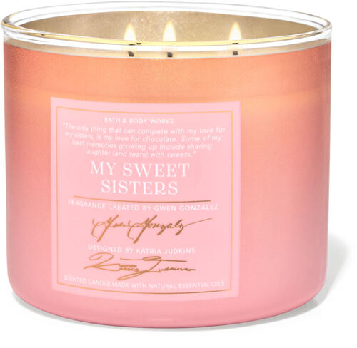 My Sweet Sisters 3-Wick Candle