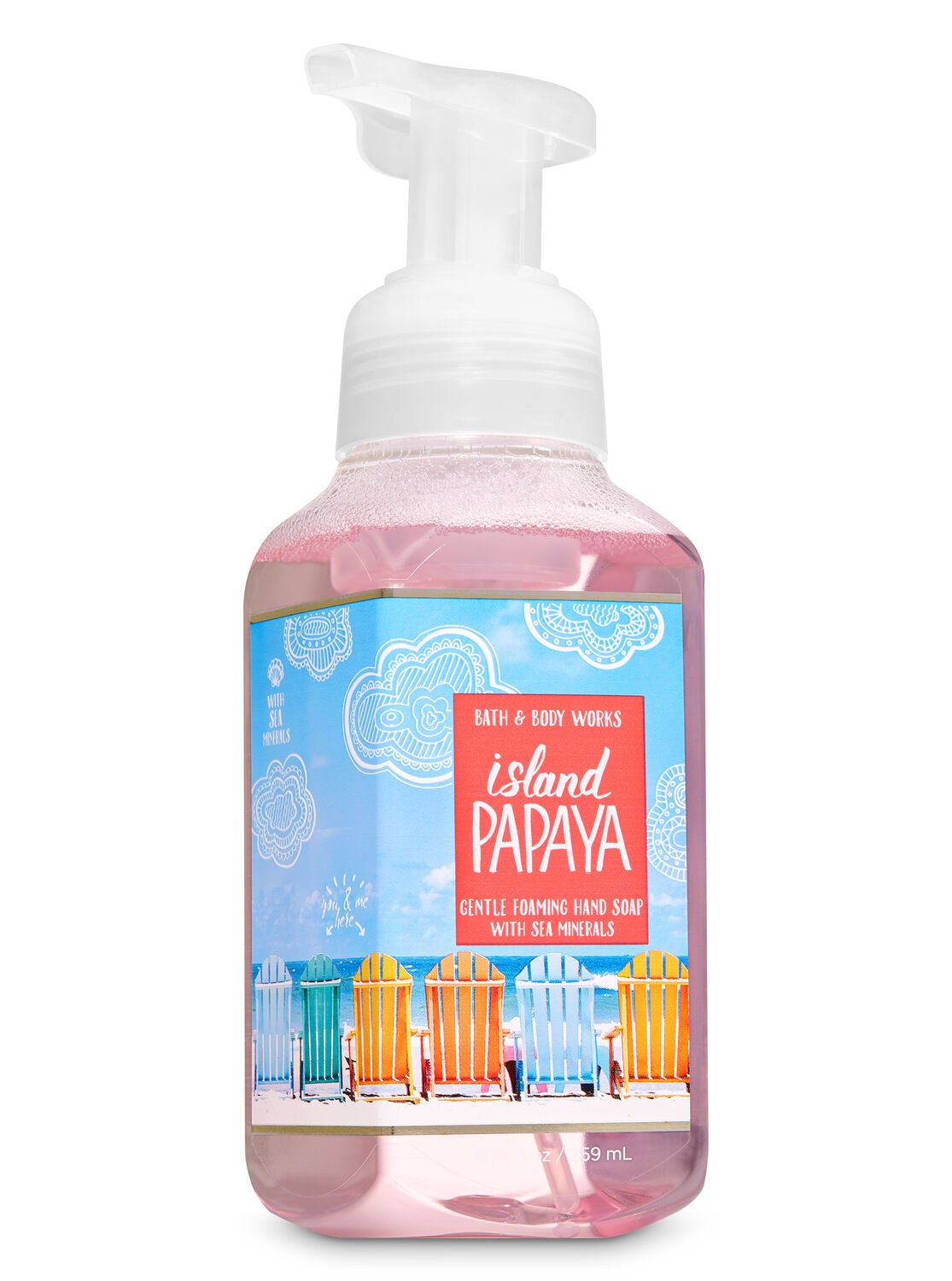 Island Papaya Gentle Foaming Hand Soap - Bath And Body Works