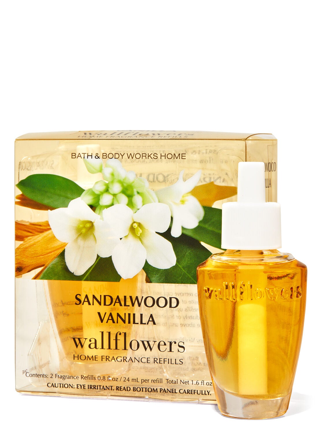 Sandalwood Vanilla Wallflowers Refills, 2-Pack - Bath And Body Works