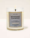 Mahogany Teakwood Single Wick Candle