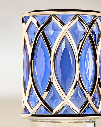 Blue Geometric Scent Control&trade; Nightlight Wallflowers Fragrance Plug