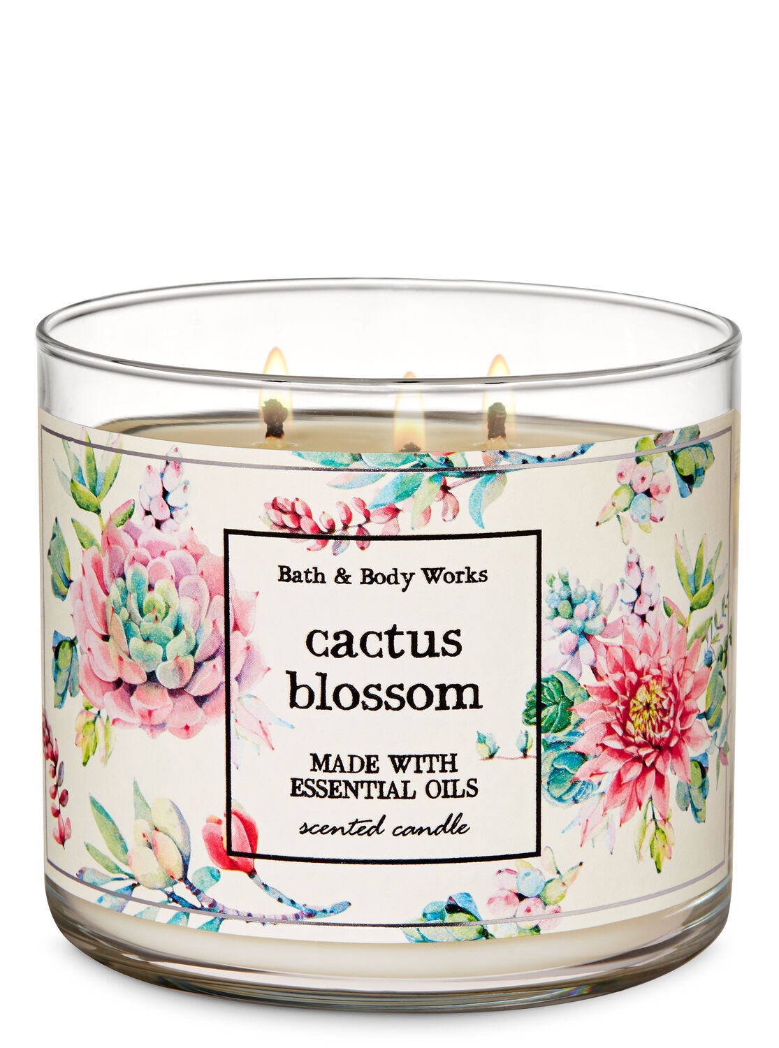Cactus Blossom 3-Wick Candle - Bath And Body Works
