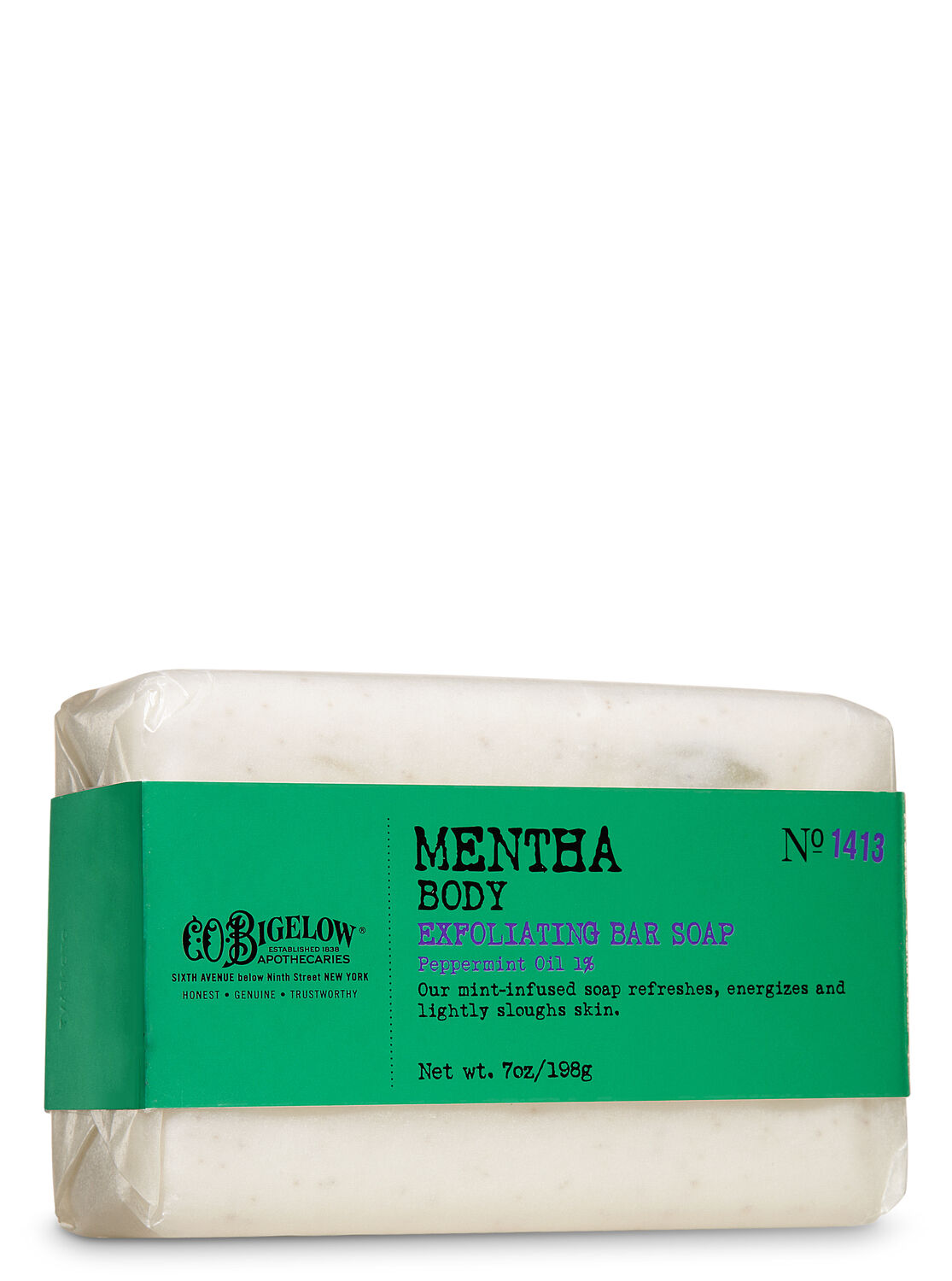Co Bigelow Mentha Exfoliating Bar Soap
