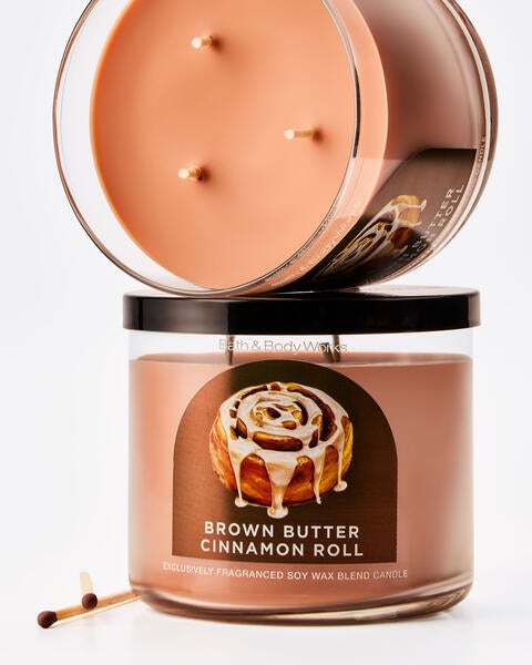 Brown Butter Cinnamon Roll 3-Wick Candle
